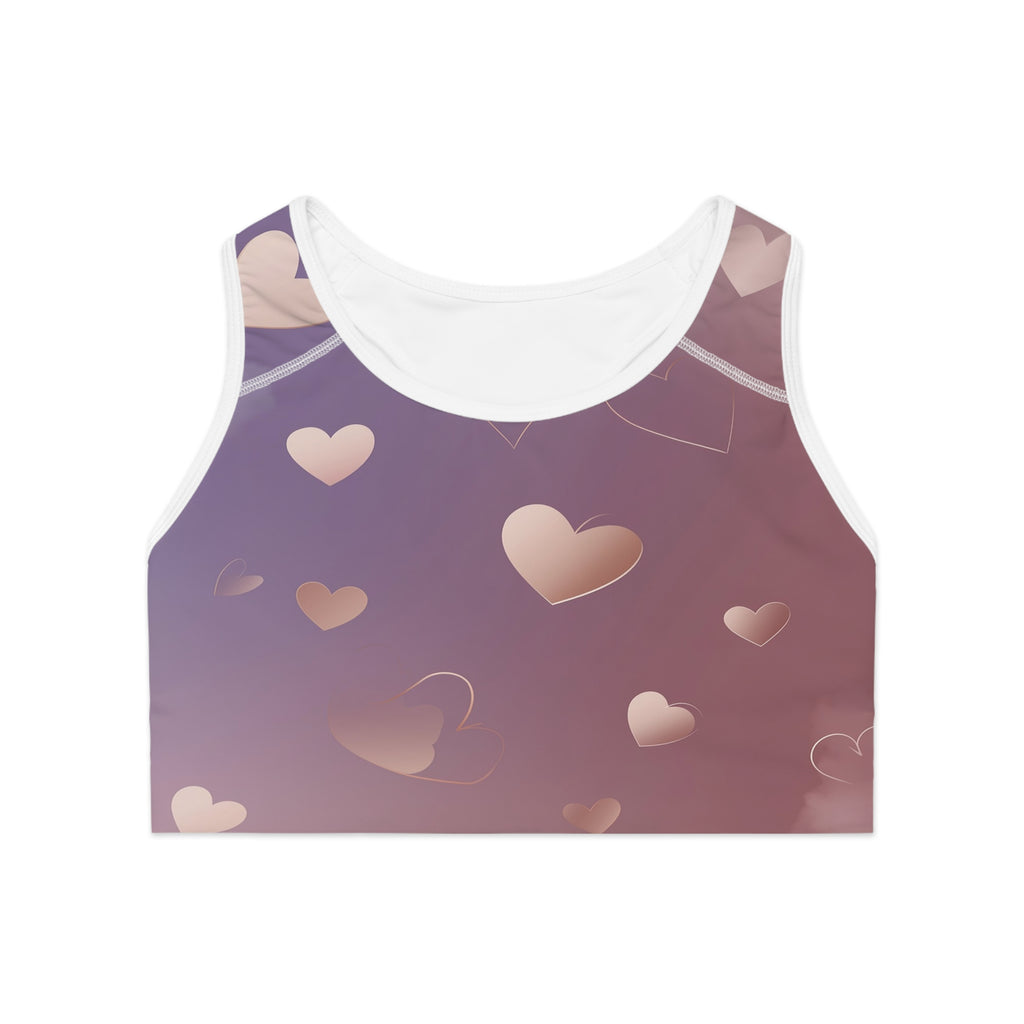 Heart Float Sports Bra