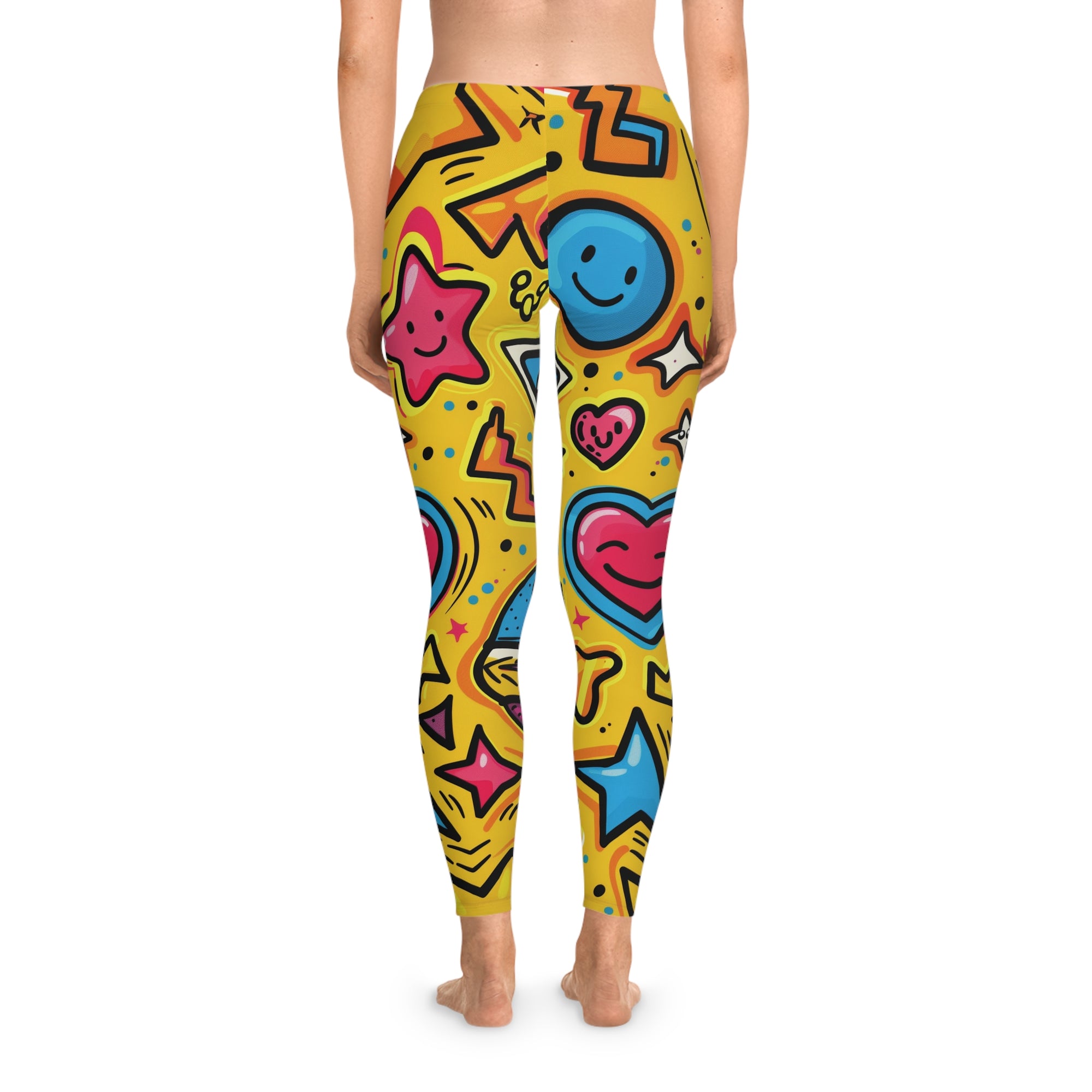 Electric Doodle Pop Yoga Leggings