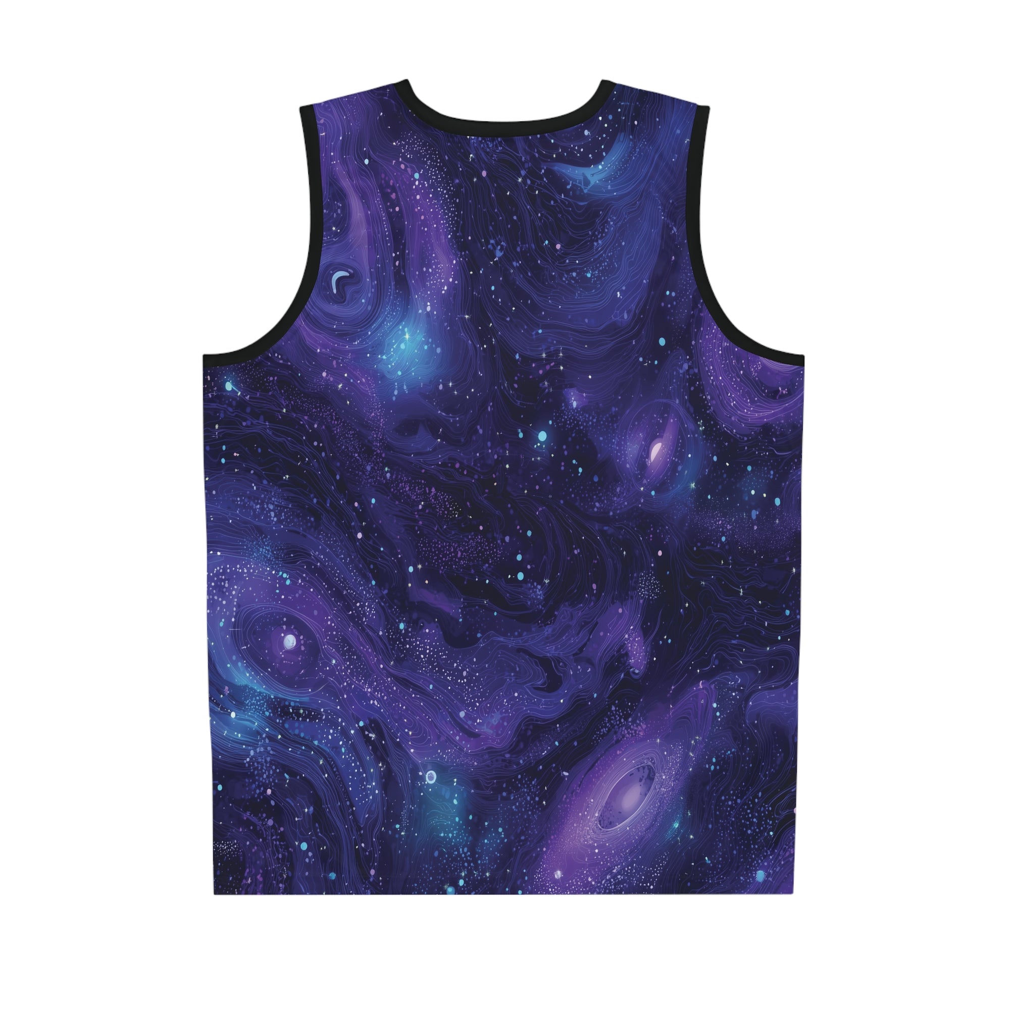 Cosmic Drift Men’s AOP Basketball Jersey