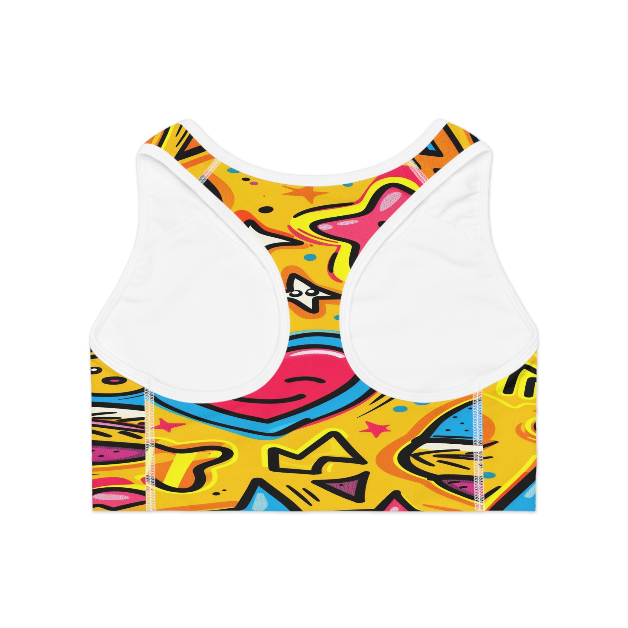 Happy Vibes Only Sports Bra