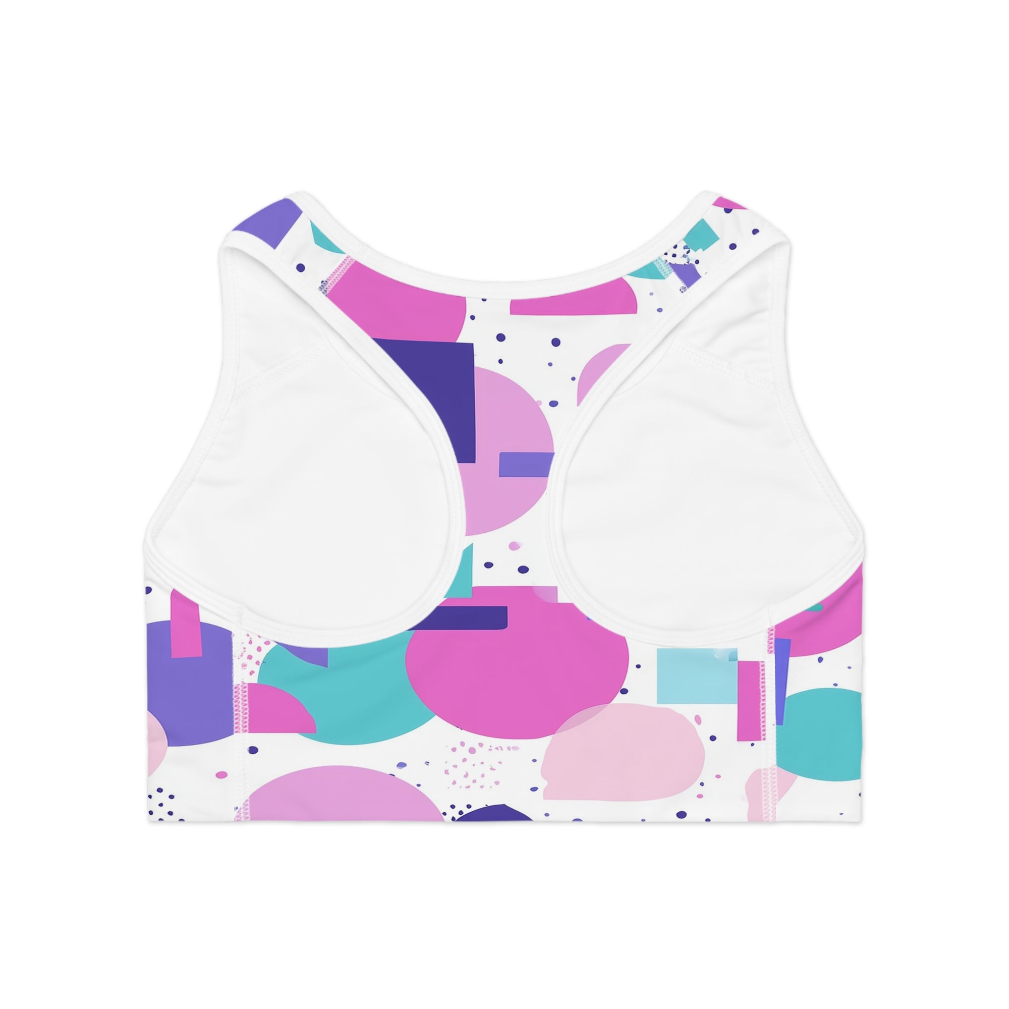 Pop Geometry Sports Bra