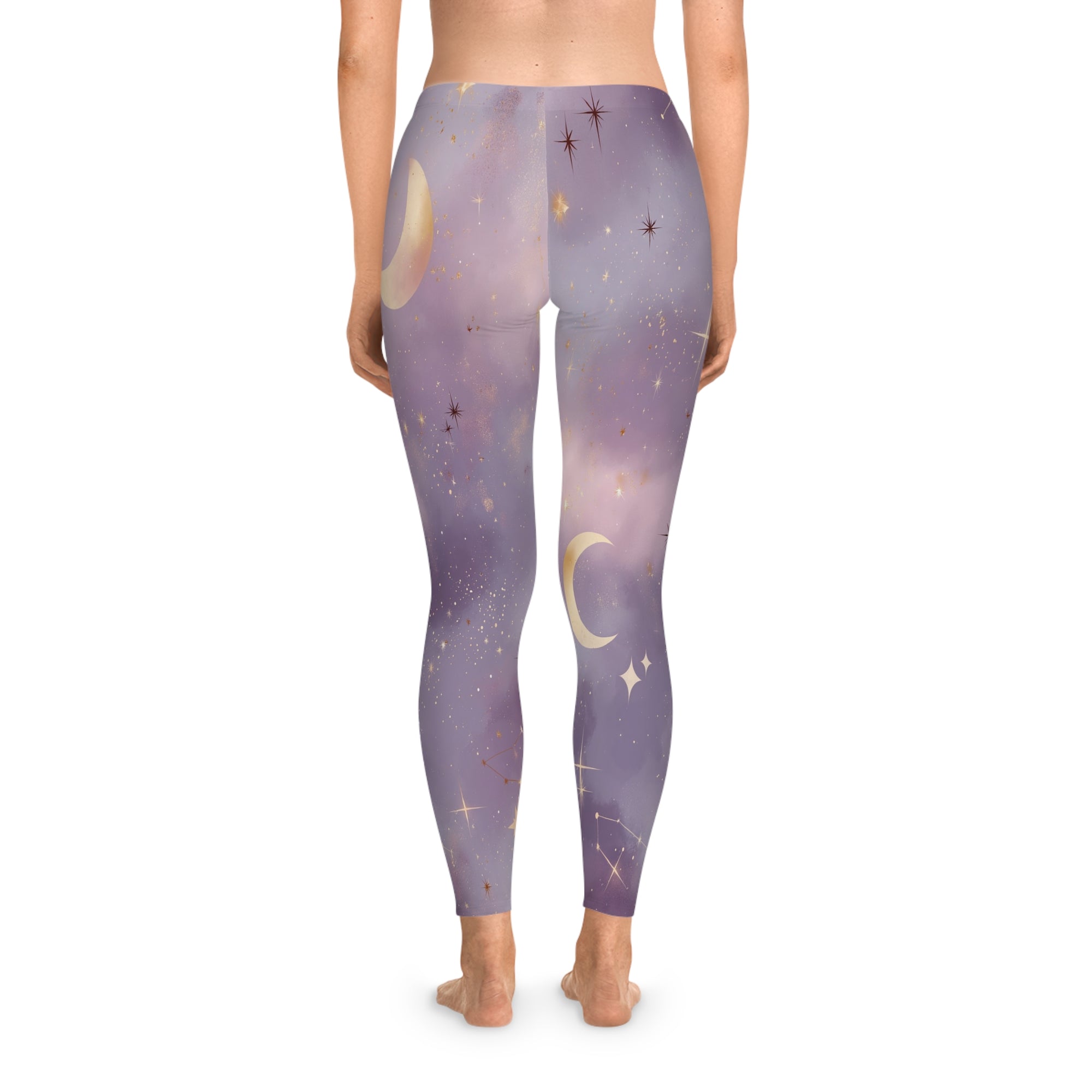 Celestial Glow Stretchy Leggings (AOP)