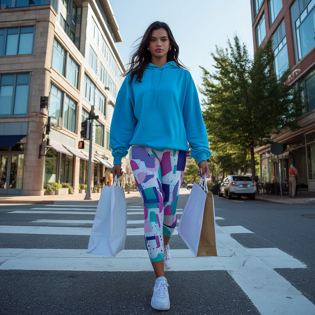 Confetti Pop — Stretchy Leggings (AOP)