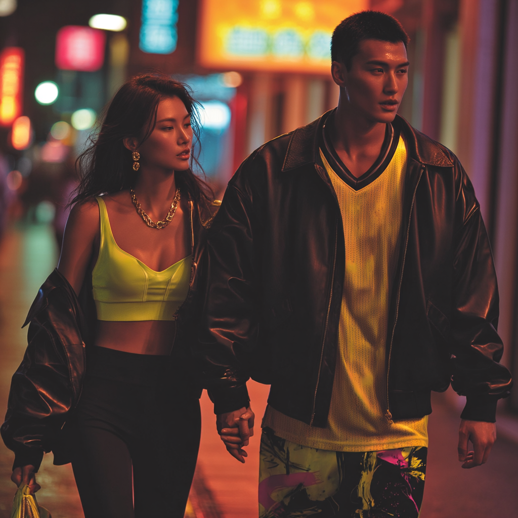 Neon Chaos Graffiti Basketball Shorts
