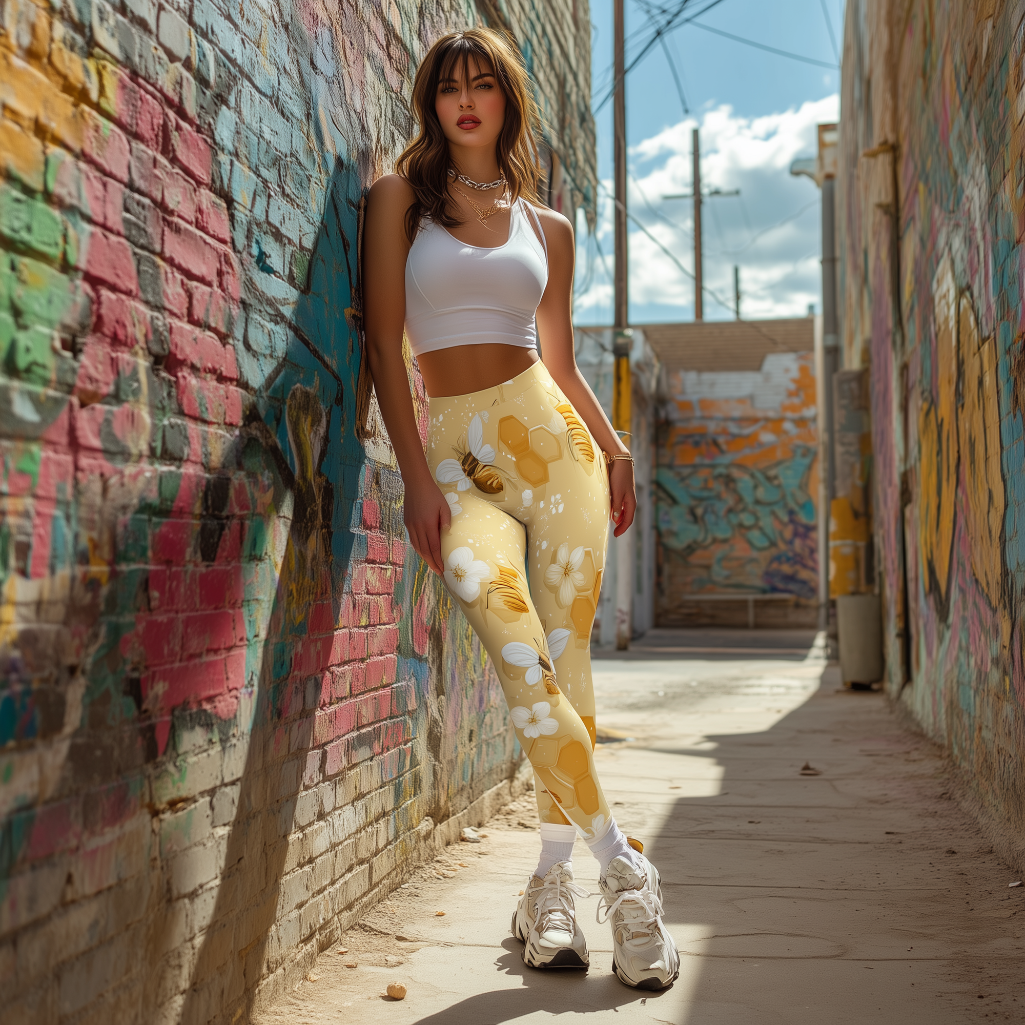 Honey Bloom Buzz Leggings