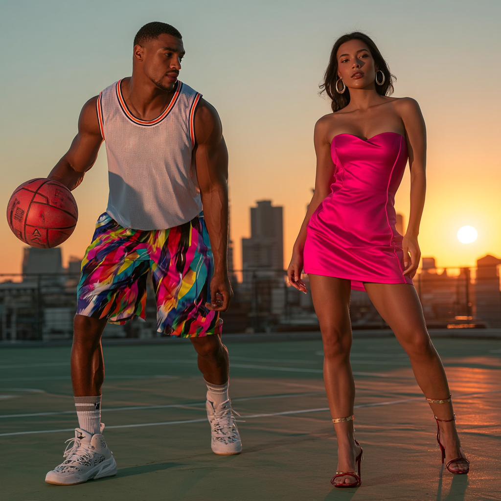 Digital Prism Strike Basketball Shorts