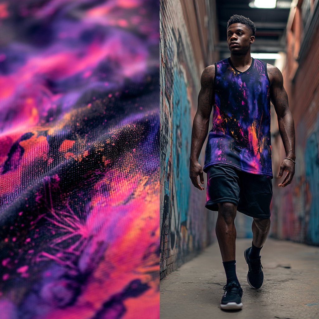 Voltage Bloom Basketball Jersey