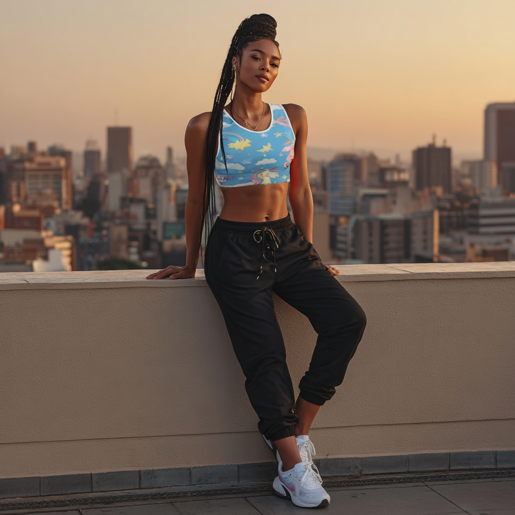 Unicorn Dreamscape Sports Bra