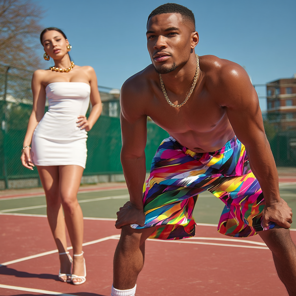 Digital Prism Strike Basketball Shorts