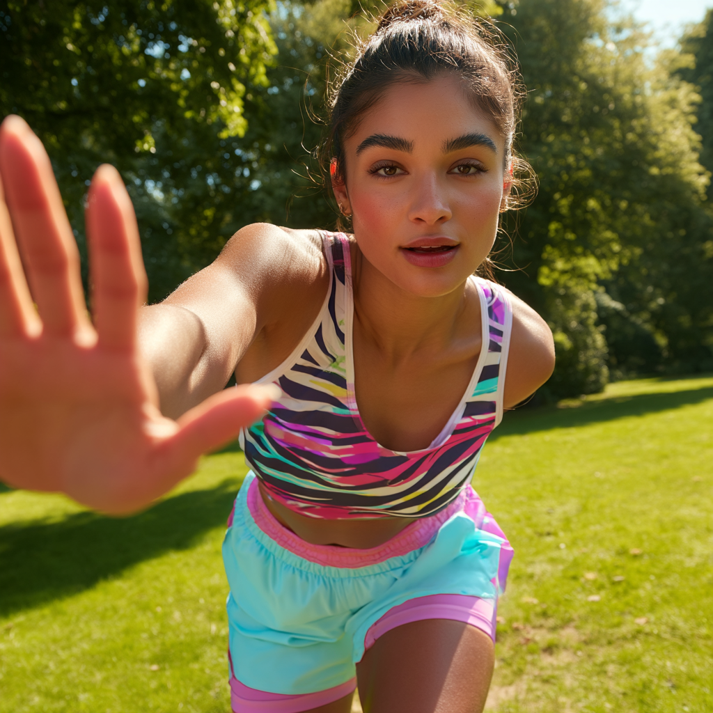 Electric Jungle Sports Bra