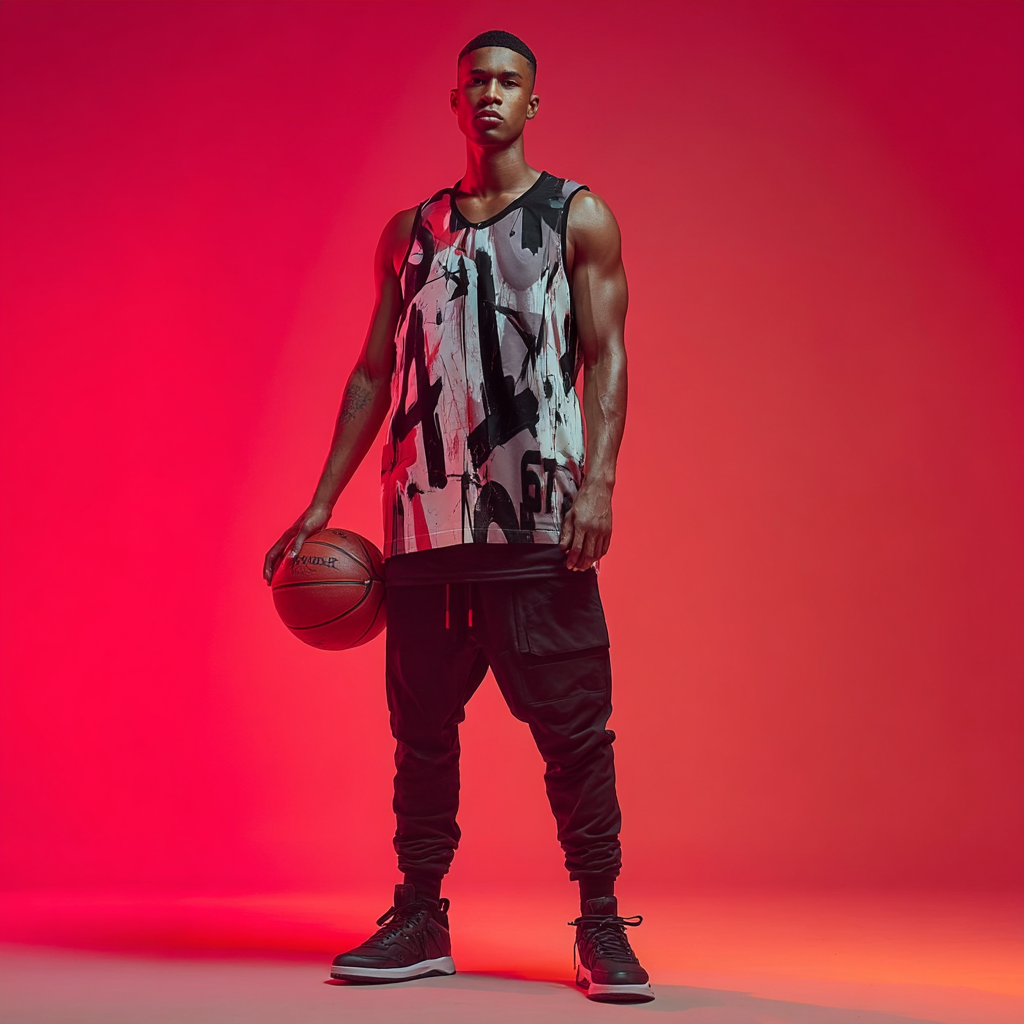 Alphabet Riot Basketball Jersey
