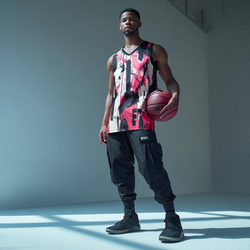 Alphabet Riot Basketball Jersey