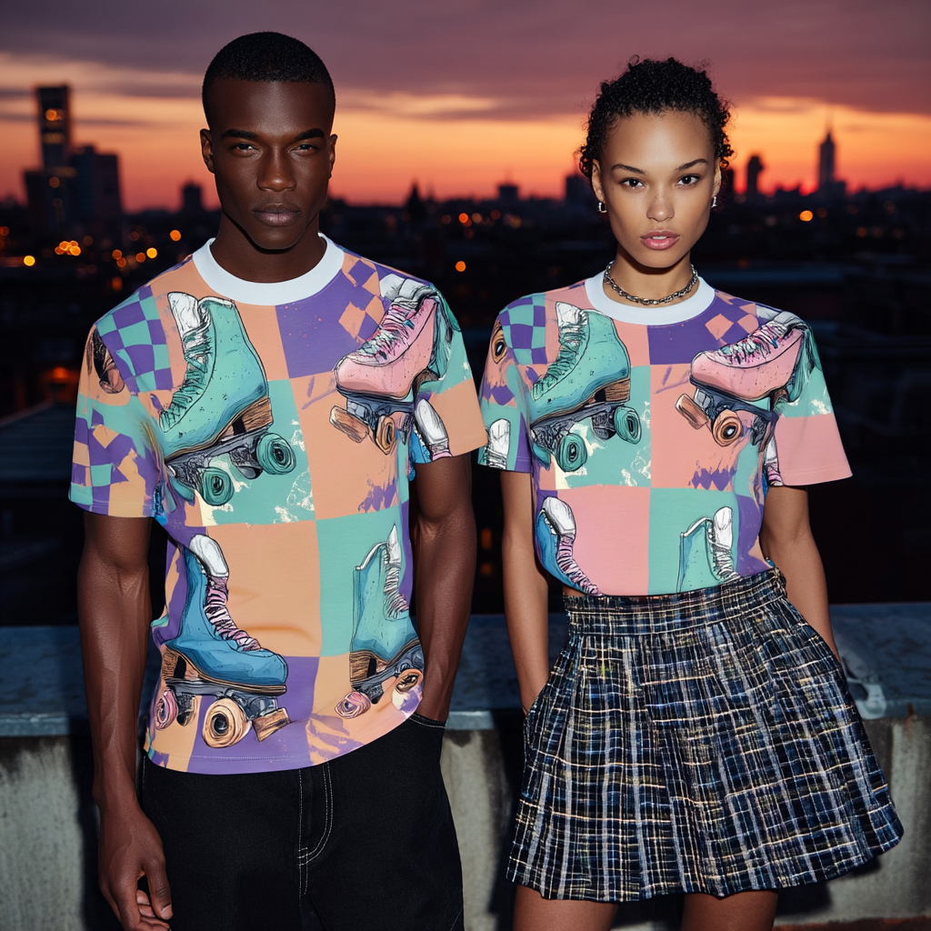 Roller Rink Revival Unisex Tee – Retro Skate Dream