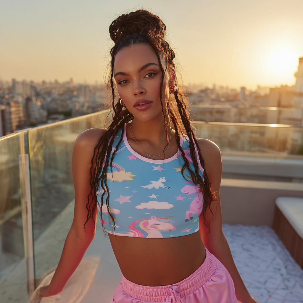 Unicorn Dreamscape Sports Bra