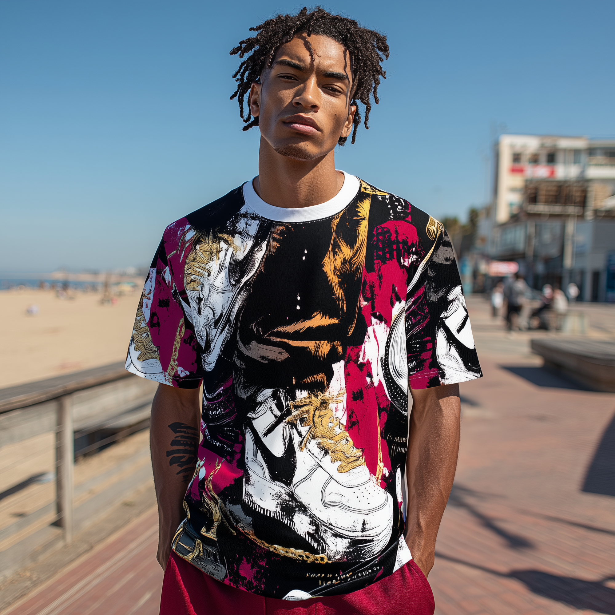 “Kick & Flow” – Hip-Hop Legacy Unisex Tee