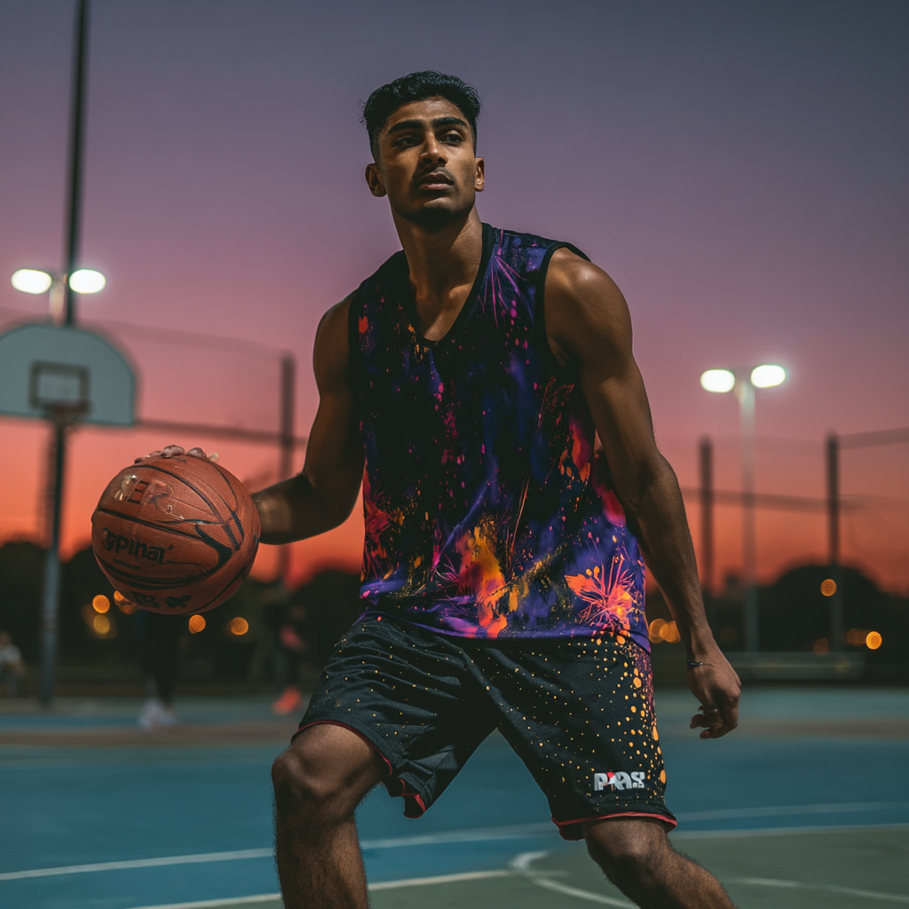 Voltage Bloom Basketball Jersey