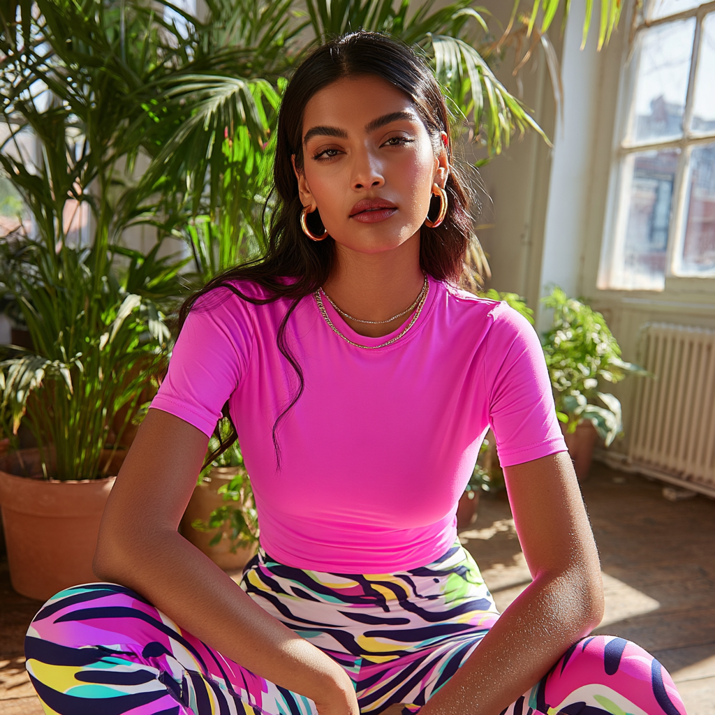 Electric Safari Yoga Leggings