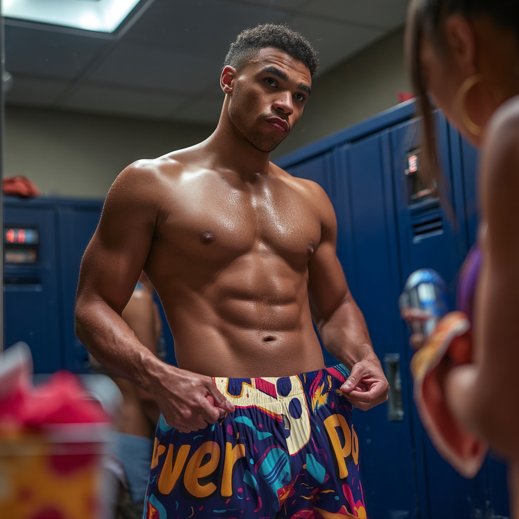 Power Up 8-Bit Gamer Basketball Shorts