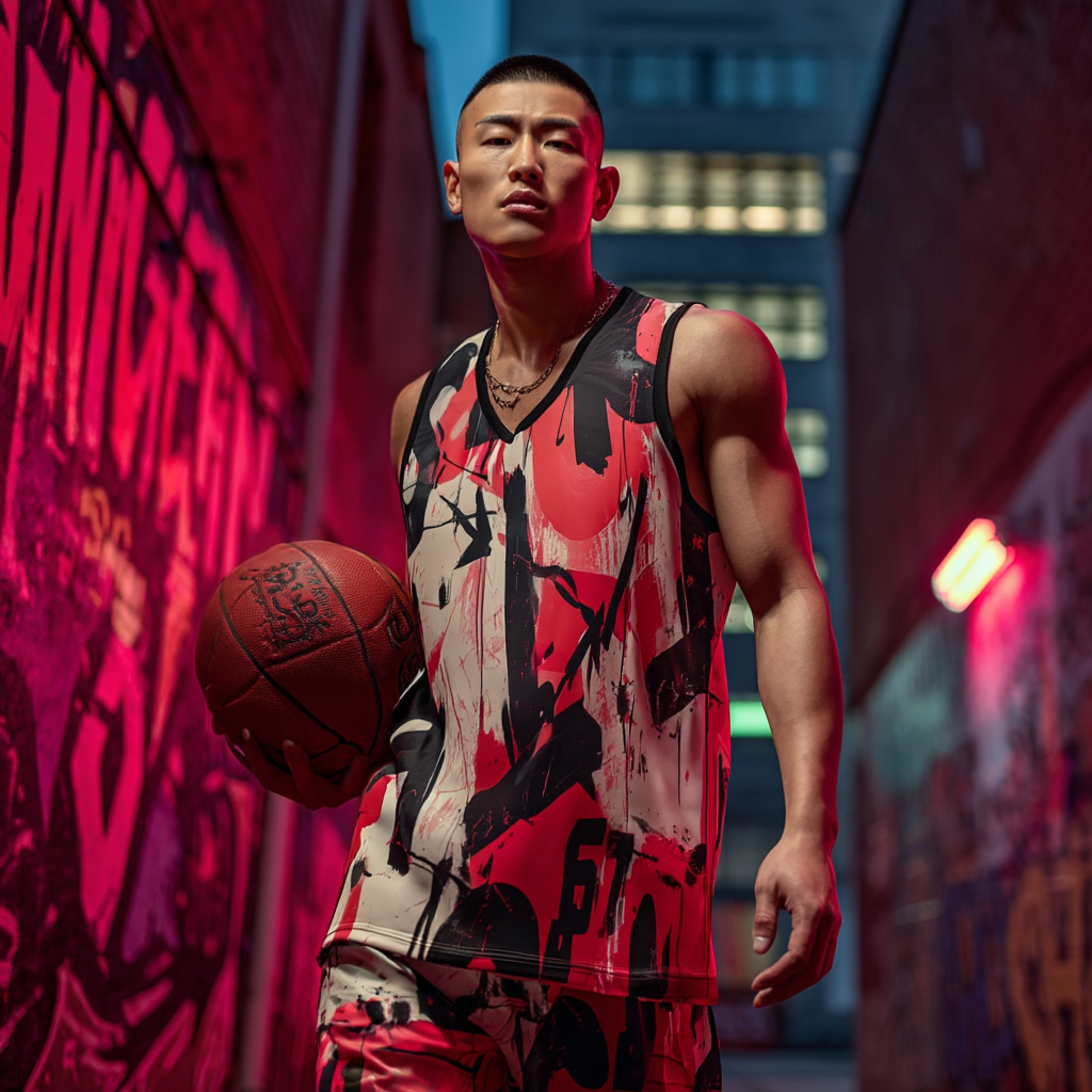 Alphabet Riot Basketball Jersey