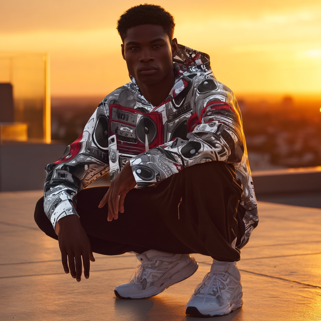 BoomBox Barrage Men’s Performance Warm-Up Hoodie