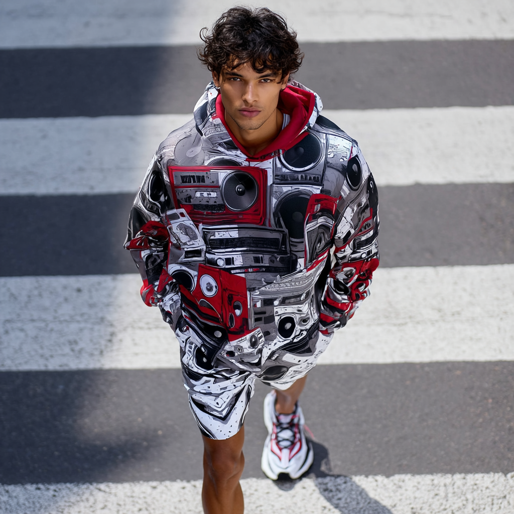 BoomBox Barrage Men’s Performance Warm-Up Hoodie