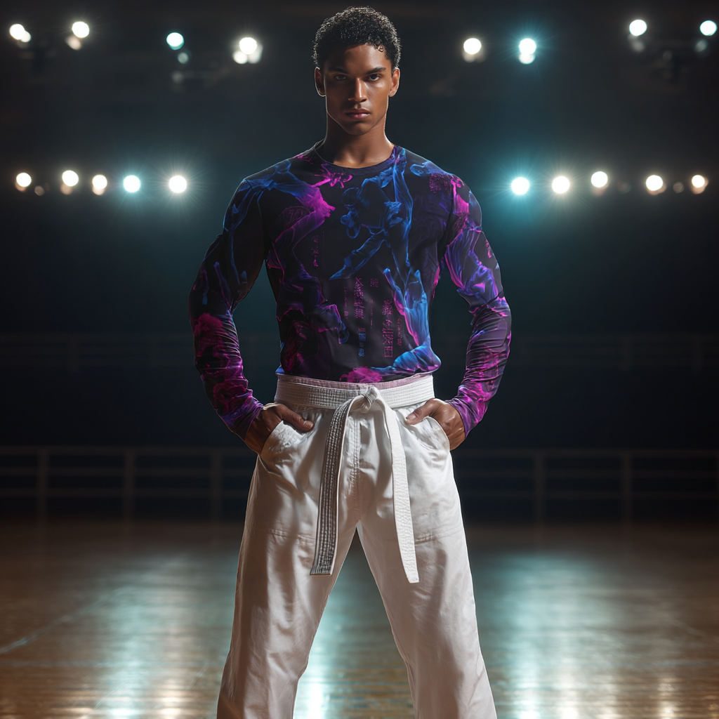 Strike First – 1980s Karate Movie Long Sleeve Shirt