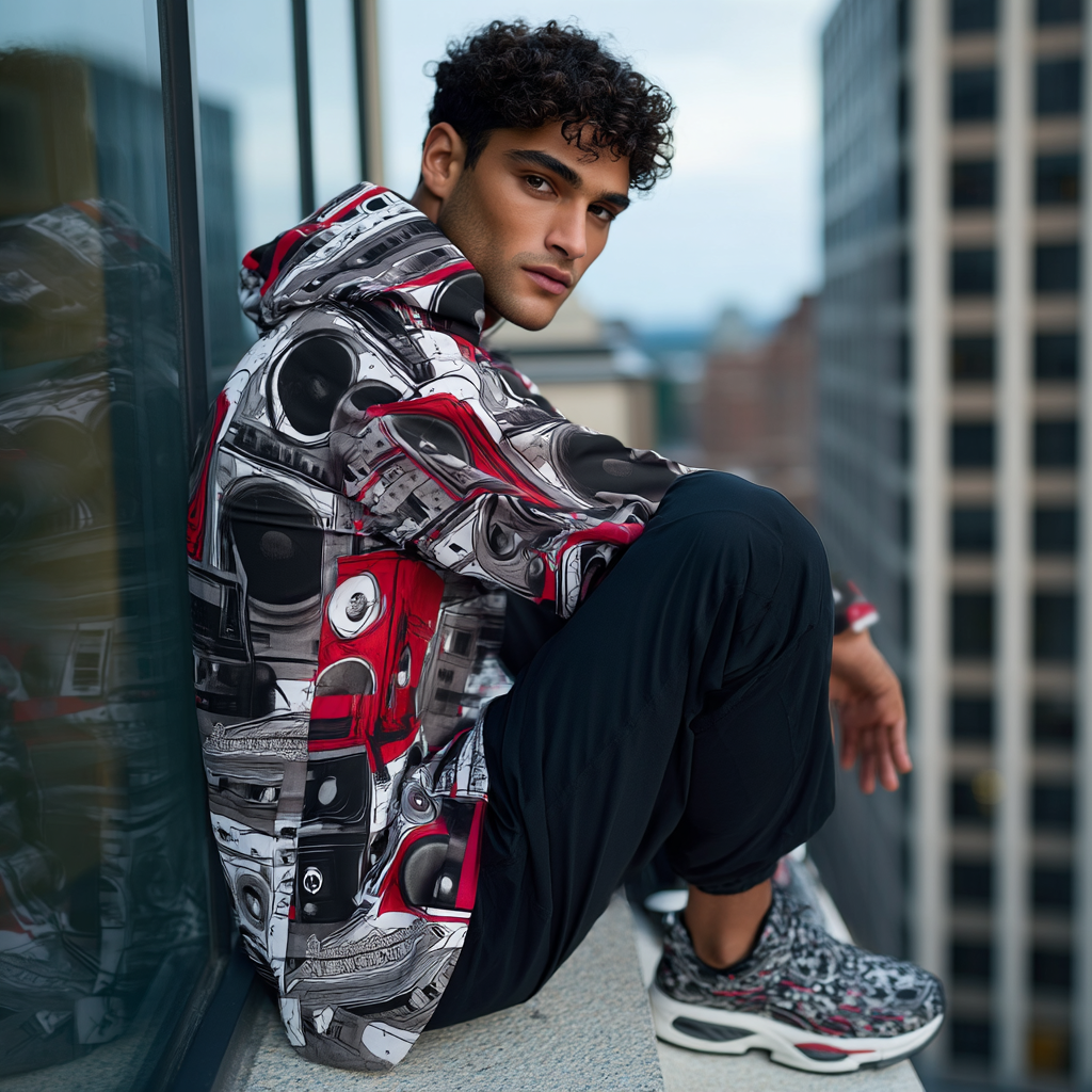 BoomBox Barrage Men’s Performance Warm-Up Hoodie