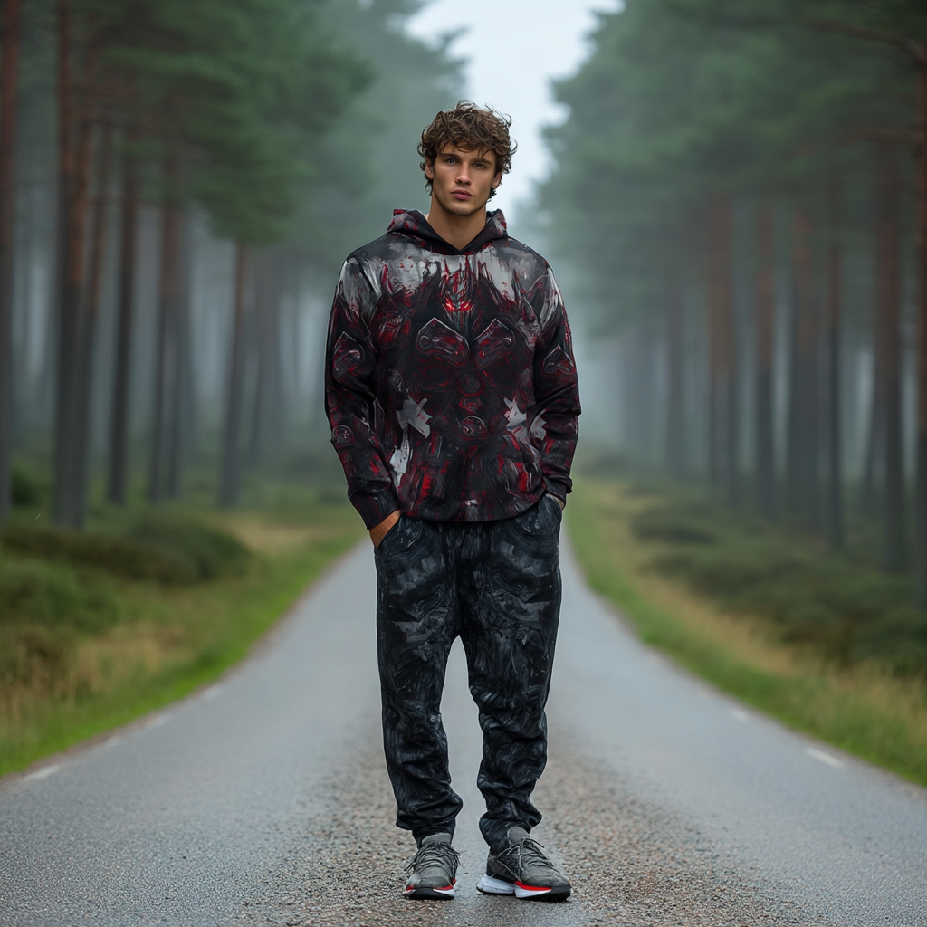 Mecha Vanguard Men’s AOP Performance Hoodie