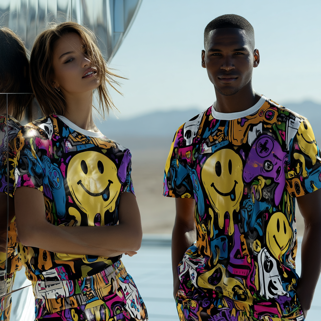 Melted Icons Unisex Tee – Pop Mash Edition