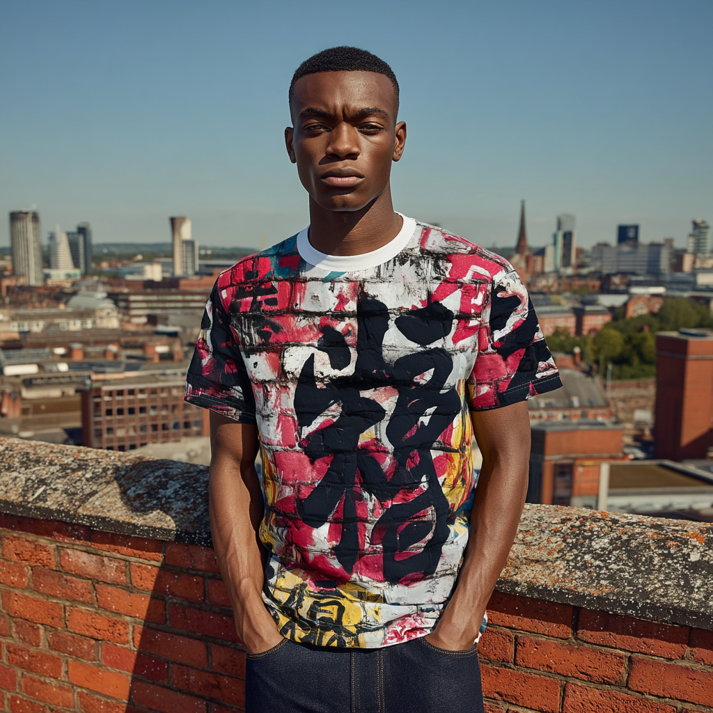 Brick Cipher: Retro Script Unisex Tee