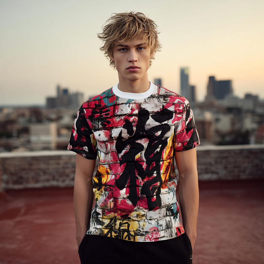 Brick Cipher: Retro Script Unisex Tee