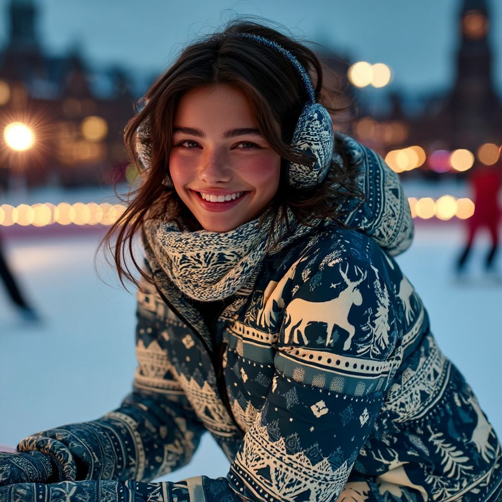 Nordic Lodge Women’s AOP Puffer Jacket