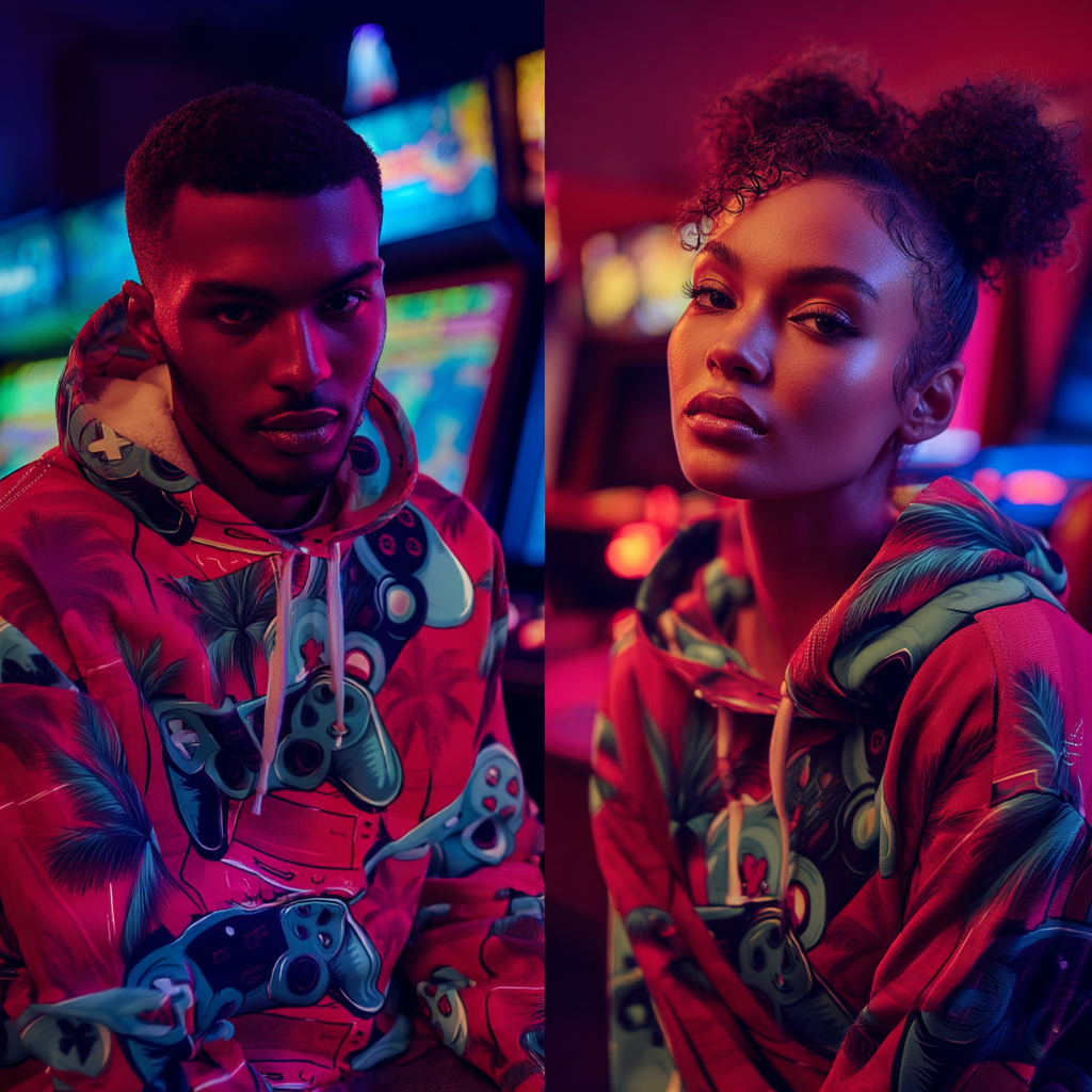 Tropical Gamer Unisex Pullover Hoodie