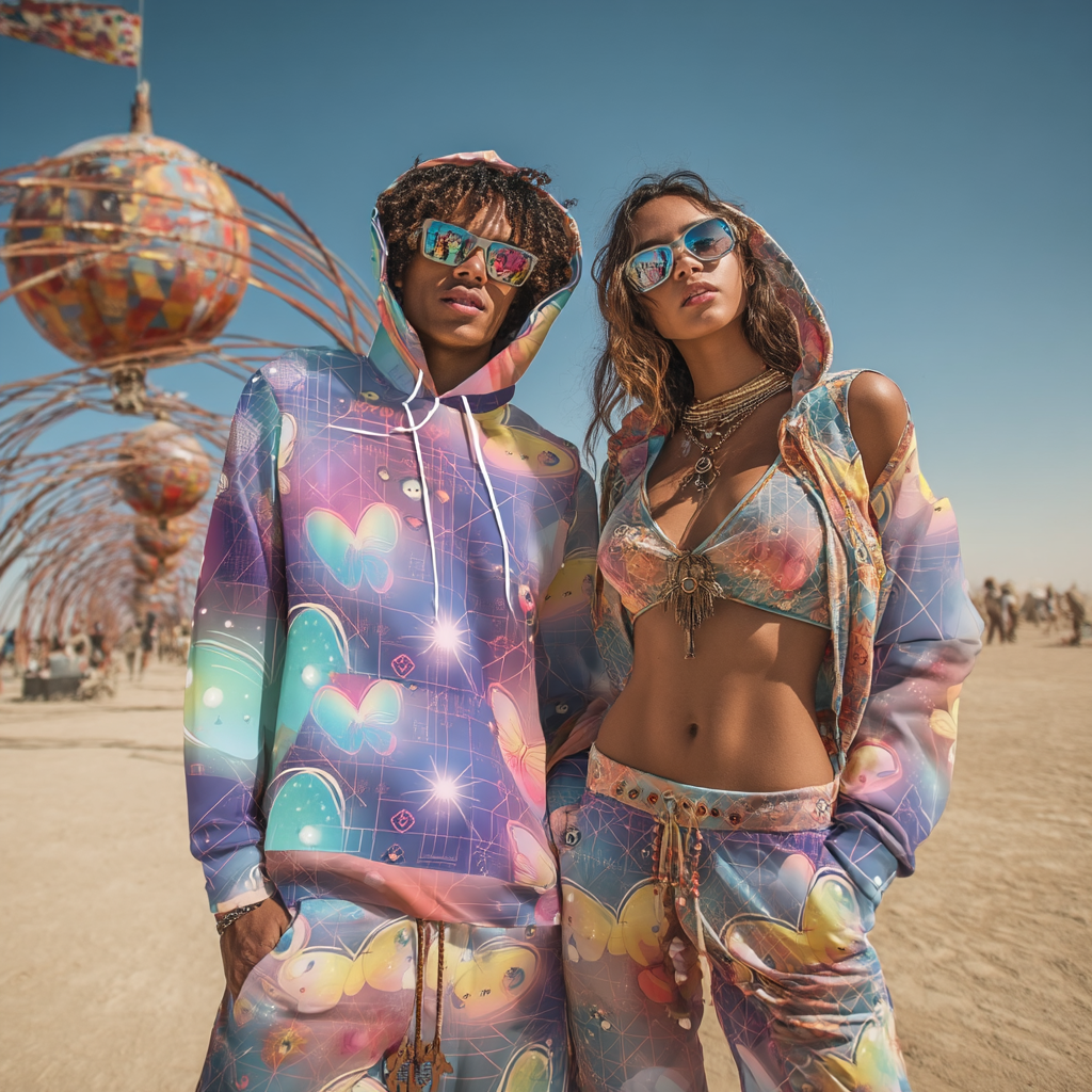CyberFlutter Unisex Pullover Hoodie