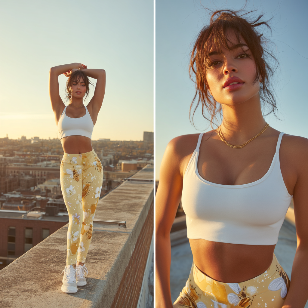 Honey Bloom Buzz Leggings