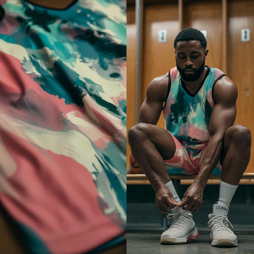 Pastel Combat Basketball Jersey