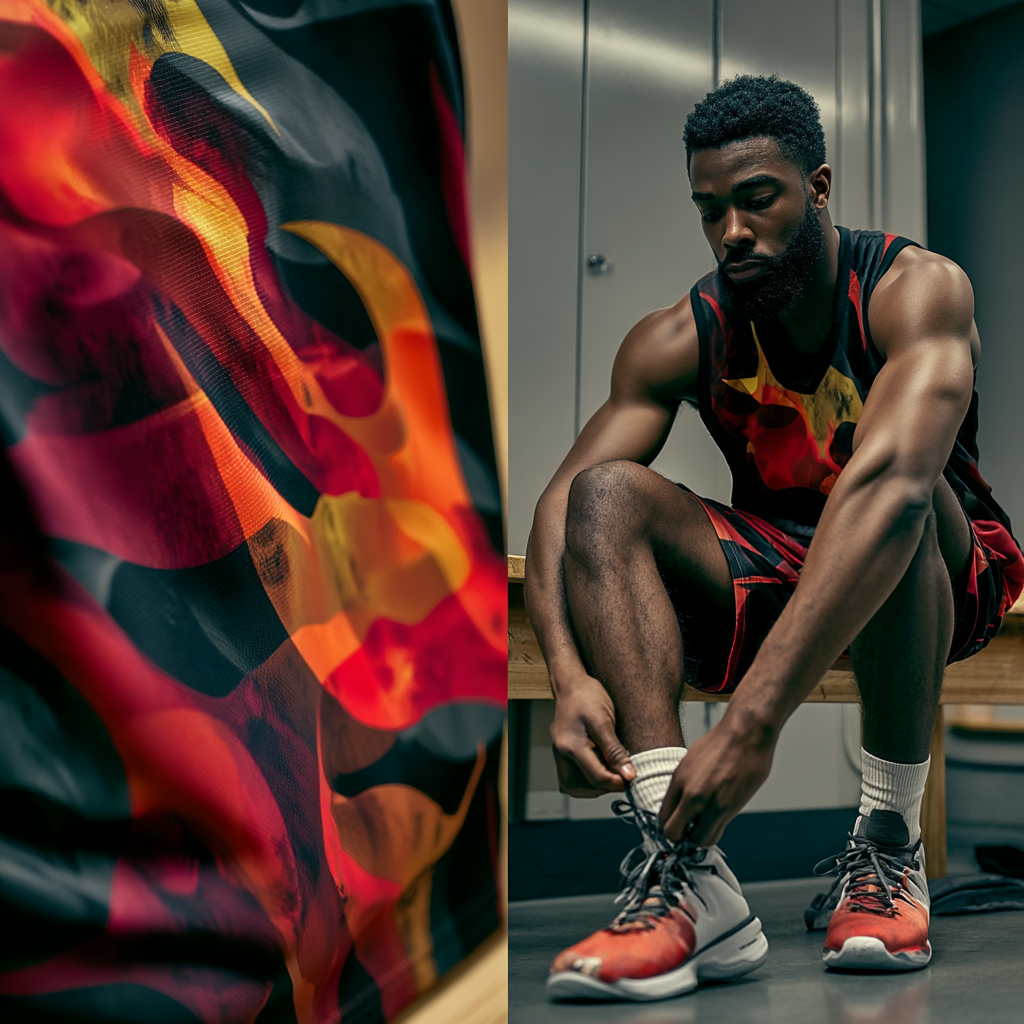Heat Check Men’s AOP Basketball Jersey