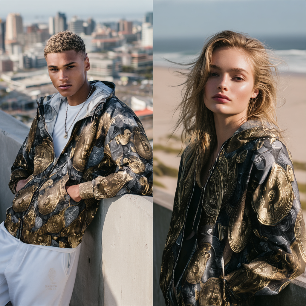 Digital Mint Unisex Zip-Up Hoodie