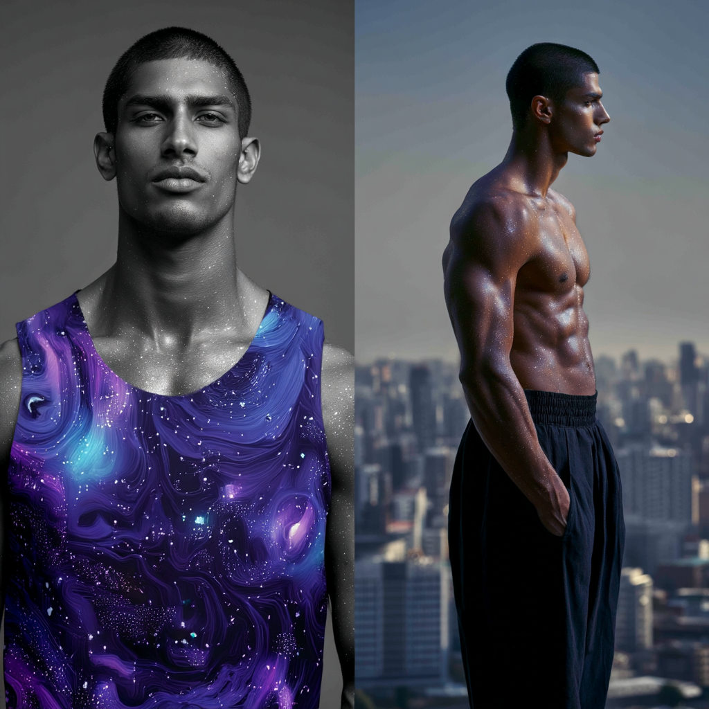 Cosmic Drift Men’s AOP Basketball Jersey