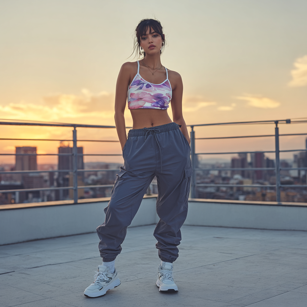 Blossom & Butterflies Sports Bra