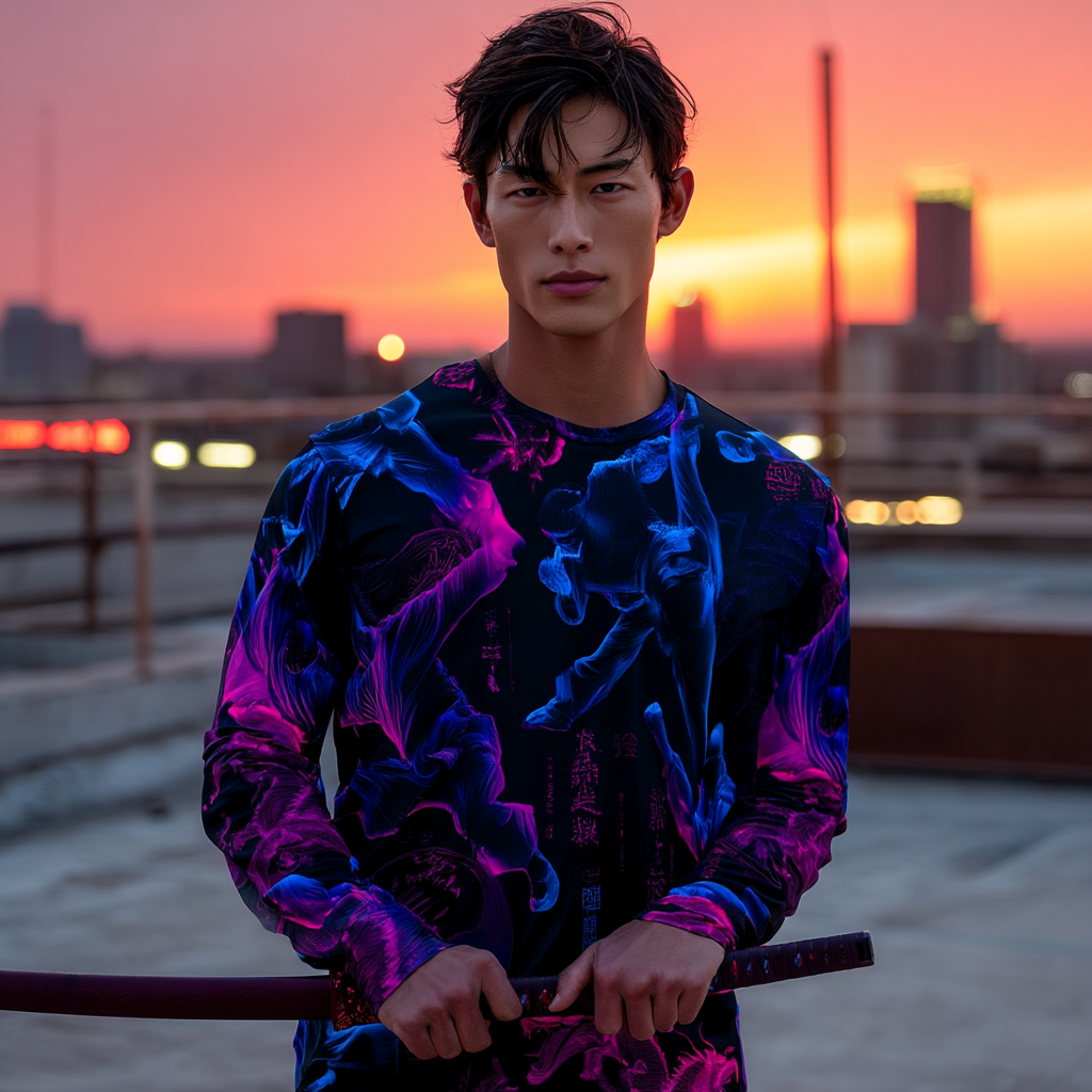 Strike First – 1980s Karate Movie Long Sleeve Shirt