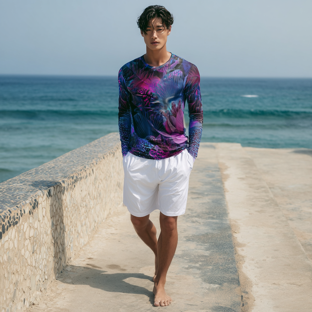 Neo Tropics Long Sleeve Men’s UV Shirt