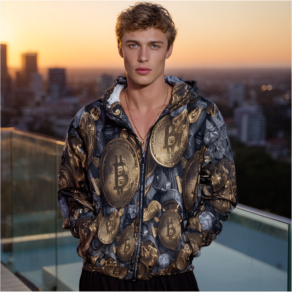 Digital Mint Unisex Zip-Up Hoodie