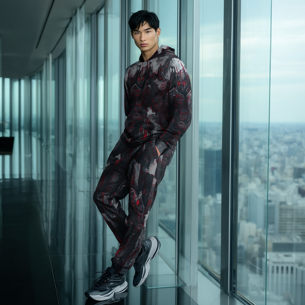 Mecha Vanguard Men’s AOP Performance Hoodie