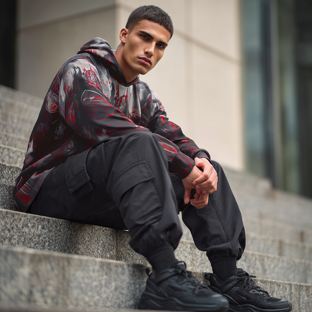 Mecha Vanguard Men’s AOP Performance Hoodie
