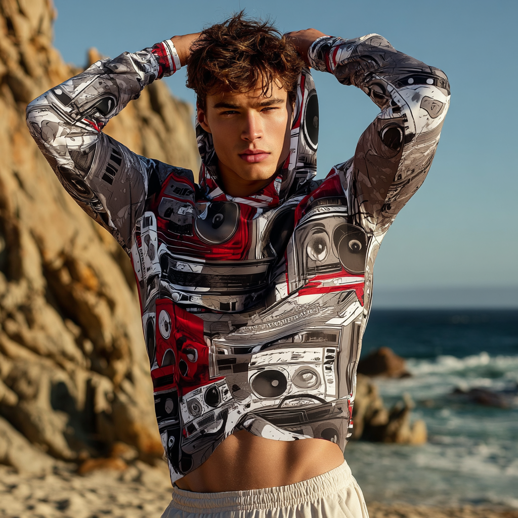 BoomBox Barrage Men’s Performance Warm-Up Hoodie