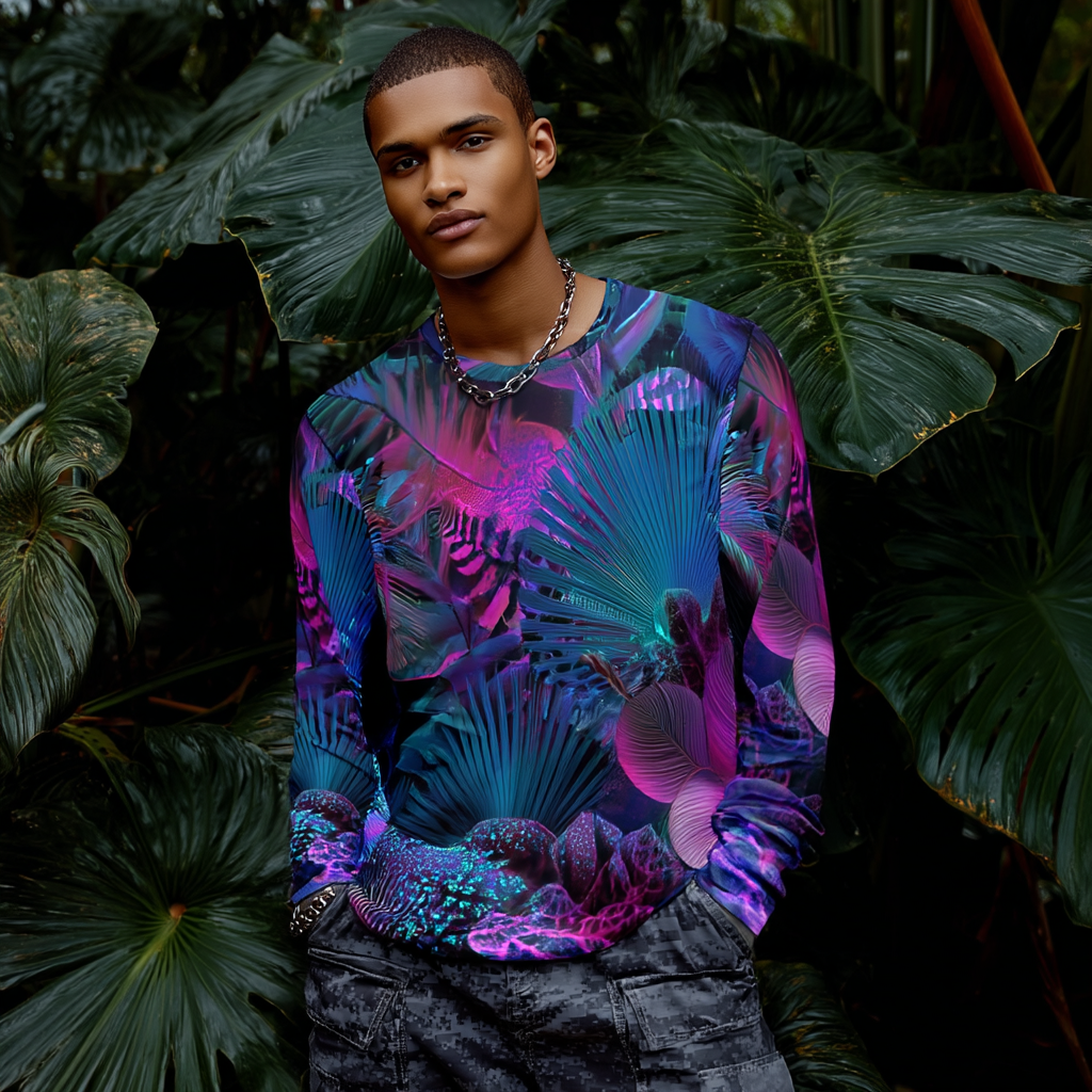 Neo Tropics Long Sleeve Men’s UV Shirt