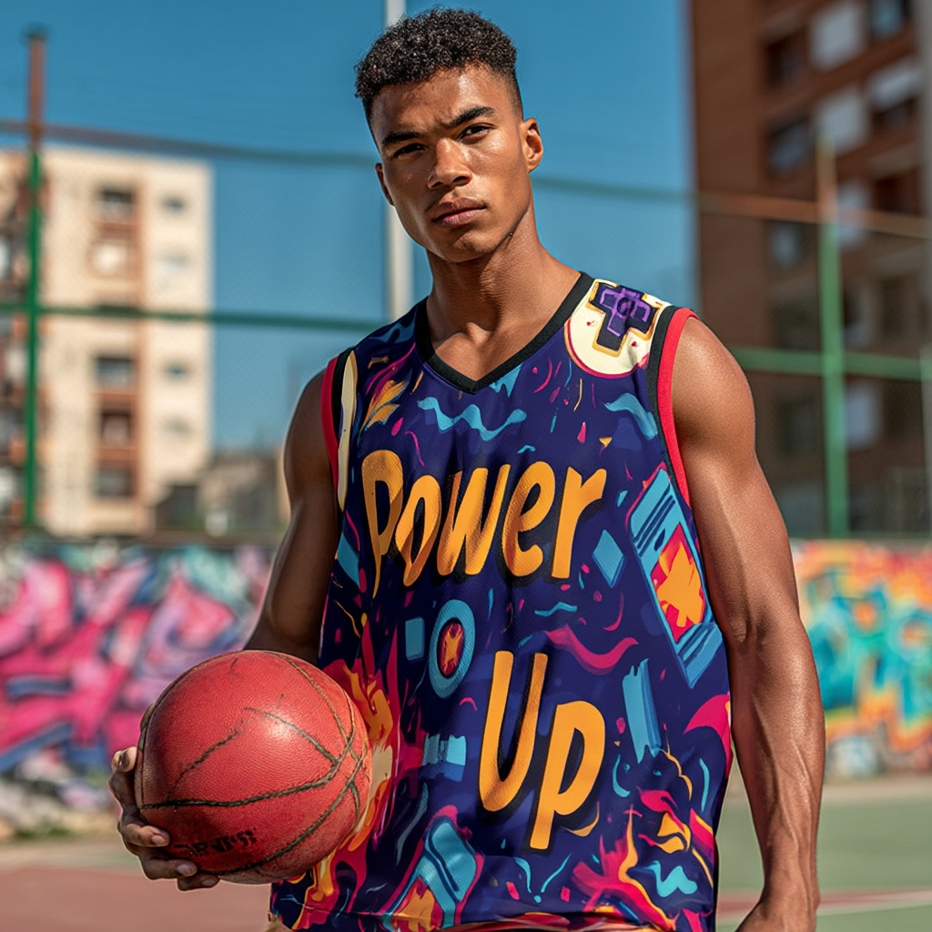 Pixel Heat Retro Gamer Jersey