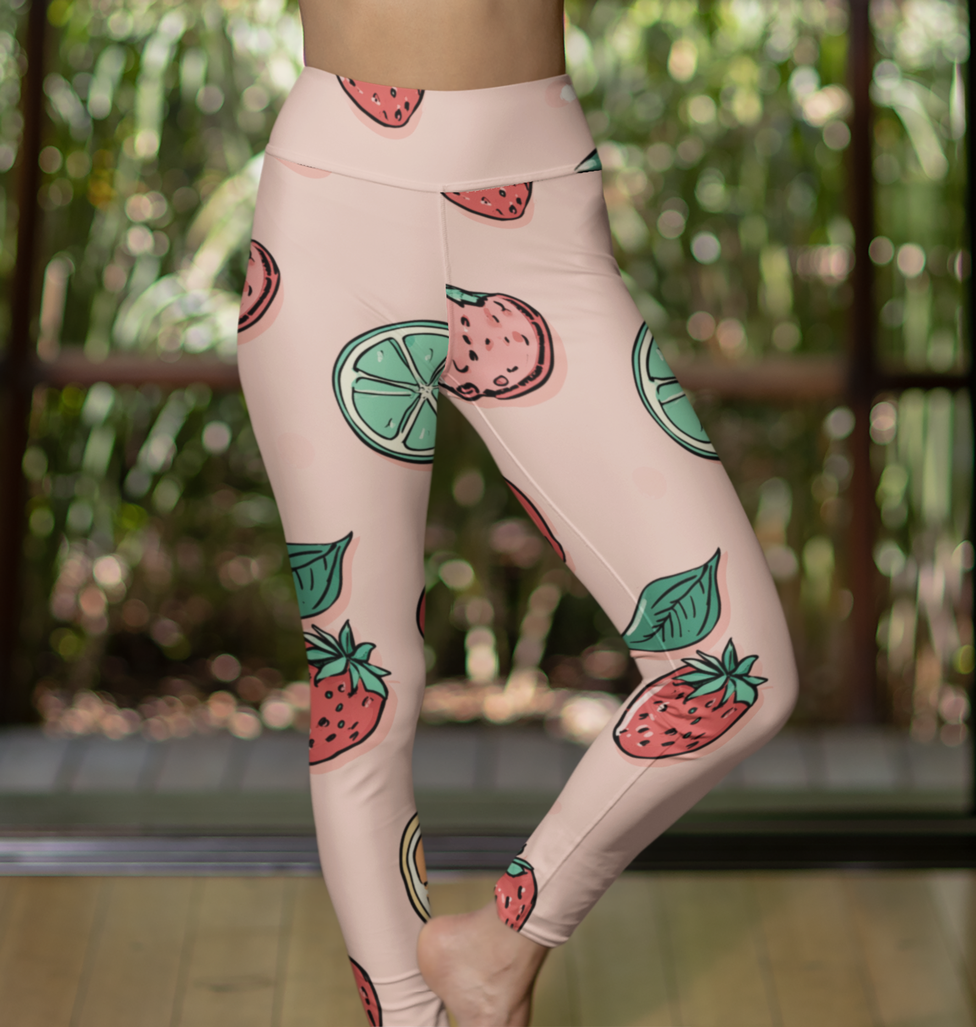 Fruity Vibes Stretchy Leggings